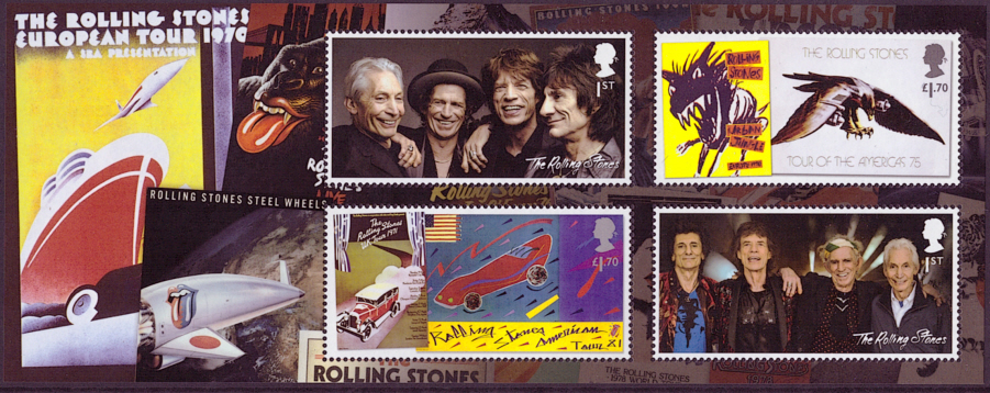 MS(TBC) 2022 Rolling Stones Non-Barcoded miniature sheet